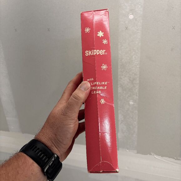 1964 Mattel Bendable Leg Blonde Skipper Original Box #1030 Red Outfit Black Boot - Picture 16 of 16